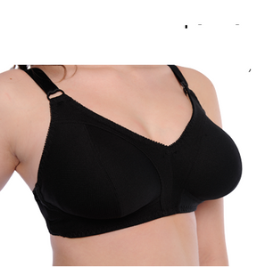 Ottawa Bra Clinic - Sports and Yoga Bra. Prosthetic friendly. The Sports / Yoga Bra is suitable for women requiring little support.  Smooth breathable microfiber fabric  No underwire No elastic Soft, cotton-lined pocket on the inside of each cup to hold prosthetics or other aesthetic shapers (eliminates the need to constantly adjust or worry about the prosthetic moving or looking out of place)