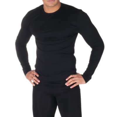 FIRMA Energywear’s Long Sleeve Thermal Top brings you the best of all worlds –it looks great and help you look even better with its aesthetic benefits, it provides gentle compression and increases circulation with its therapeutic technology, and it helps you feel comfortable and relaxed with its soft feel and construction.