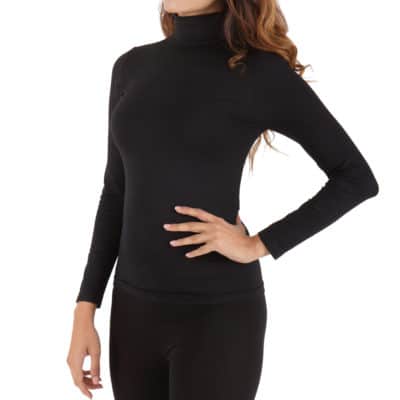 FIRMA ENERGYWEAR RELAXED MOCK NECK SWEATER (WOMEN'S) - Small to 2X. FIRMA Energywear’s Relaxed Mock Neck Sweater brings you the best of all worlds –it looks great and help you look even better with its aesthetic benefits. It provides gentle compression and increases circulation with its therapeutic technology, and it helps you feel comfortable and relaxed with its soft feel and construction.