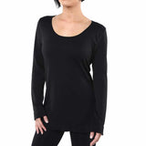 FIRMA Energywear Scoop Neck Long Sleeve Top brings you the best of all worlds –it looks great and helps you look even better with its aesthetic benefits. It provides gentle compression and increases circulation with its therapeutic technology, and it helps you feel comfortable and relaxed with its soft feel and construction.